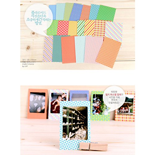 20 pcs retro color instant films sticker for fujifilm i…