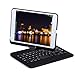 Moleboxes iPad Mini Keyboard Case, Swivel 360 Degree Rotatable Bluetooth Keyboard Case IPad Mini Bluetooth Keyboard for IPad Mini 3 / IPad Mini 2 / IPad Mini(Close to Sleep, Open to Wake Up) (Black)