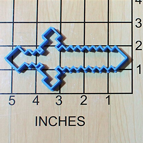 Minecraft Sword Fondant Cookie Cutter #1623