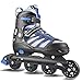 Hikole Inline Skates for Adult Youth, Adjustable Men Rollerblades 2 Size Roller Skates for Men Women, Youth Roller Blades Fitness Breathable, Inline Hockey Skates for Beginner Intermediate