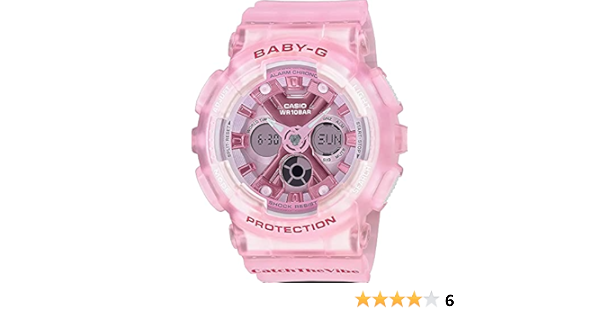 Amazon Com G Shock Women S Metallic Skeleton Clear Pink Watch Clothing Shoes Jewelry