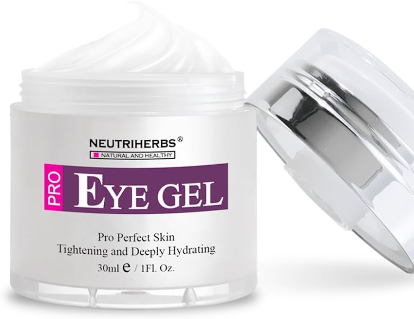 Neutriherbs Eye Gel Under Eye Cream for Dark Circles and Puffiness for Wrinkles and Bags 1.7 fl.oz