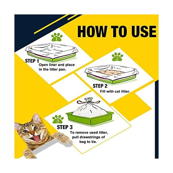 Manfâ sacchetti lettiera gatto 2 confezioni (14 sacchetti), prova sacchetti di immondizia 8 sacchetti come regalo…