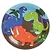 Dinosaur Disposable Party Supplies Set - Serves 48, Fun Dino Themed Birthday Paper Plates, Napkins, Plastic Utensils, and Cups