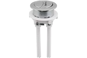 Owfeel Dual Push Flushing Toilet Button Toilet Tank Button 38 mm Toilet Button Replaced Flush Button with Thread Diameter