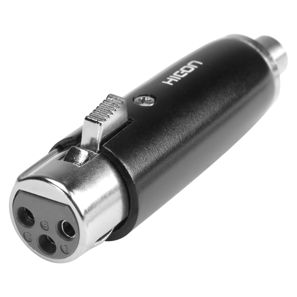 Hicon HI-X3CI-FF Adaptor XLR RCA Socket 1 Piece