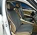 Sojoy Car Seat Covers Set-Full Set Seat Protector Cushions-Universal Fit Four Seasons(Honeycomb Cloth,Black)