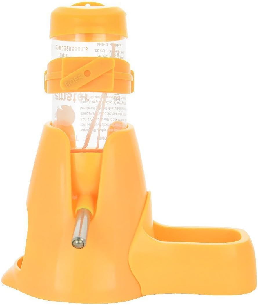MOACC Hamster Water Bottle, No Drip Automatic Feeder Water and Food Dispenser