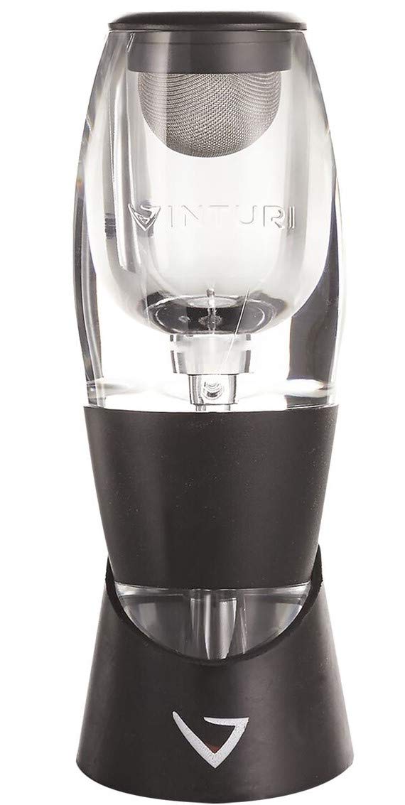 Vinturi V1010 Essential Red Wine Aerator Pourer and Decanter Includes Base Enhanced Flavors with