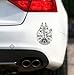 Millennium Falcon STAR WARS Sticker Decal for Macbook, Laptop ,Car Window, Laptop, Motorcycle, Walls, Mirror and More.