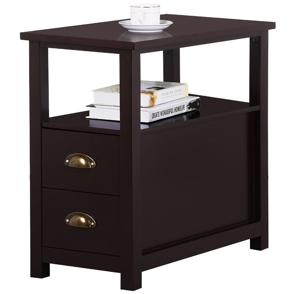 Best Topeakmart Wood Chair Side End Table
