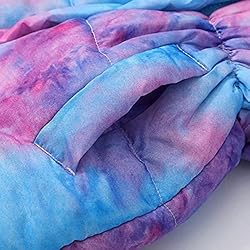Dreamyth Girl's Tie Dye Winter Coats Fleece Lined
