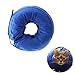 Inflatable Recovery Collar for Dogs and Cats-Comfortable Soft Pet E-Collar Does Not Block Vision Medical Postoperative Wound Healing Cone Blue