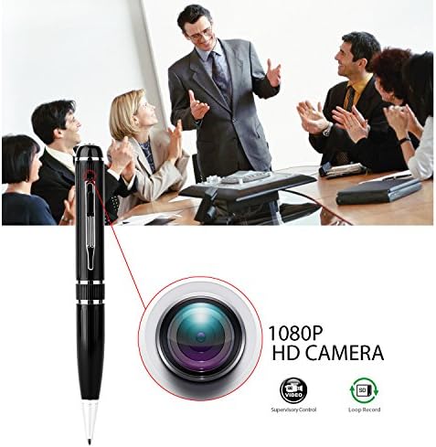 Hidden camera with 16GB GSmade Full HD 1080P Spy Pen Camera HD Video Recording Pen