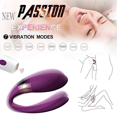 THDA Invisible Wearable Powerful Butterfly-Massage Wireless USB Rechargeable Remote Control Toys for Couple Tshirt