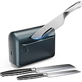 Electric Knife Sharpener, Professional Rechargeable Kitchen Knife Sharpener With Diamond Abrasives and Precision Angle Guides, Quick Sharpening for Straight Edge and Serrated Knives in Home &amp; Kitchens