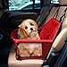 Dr.Memory Pet Car Seat cover Carrier Airline Approved For Dogs Cat Puppy Small Pets Travel Cage L Size Weight up to 15lbs