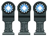 Bosch Starlock Carbide Plunge Cut Oscillating Multi-Tool Blade Set, 1-1/4" OSL114C-3