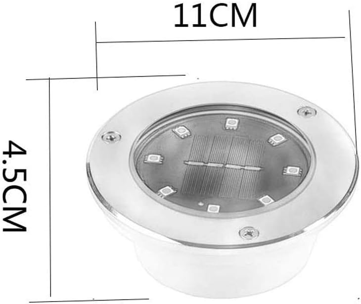 AWSERT Solar Ground Lights, LED Garden Lights Solar Powered Patio