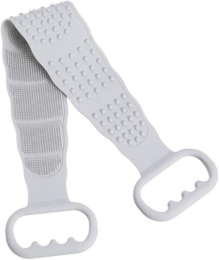 Amazon Hj 垢すり タオル あかすり 背中 シリコン 柔らかい 両面用 ニキビ 角質除去 泡立ち 背中洗い マッサージ ボディケア お風呂 バス用品 1本セット グレー Hj あかすり 通販