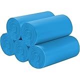 5 Rolls Small Trash Bags - 200 Counts Durable 4