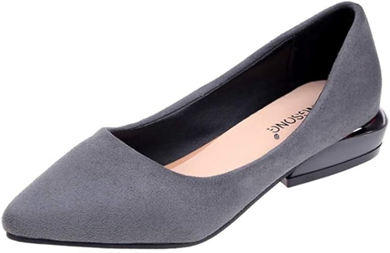 Amazon Kg8d レディース パンプス ぺたんこ ポインテッドトゥ スエード エナメル フラットシューズ 甲浅 美脚 婦人靴 軽量 カジュアル バレエシューズ 大きいサイズ 歩きやすい 痛くない オフィス 立ち仕事 Kg8d パンプス