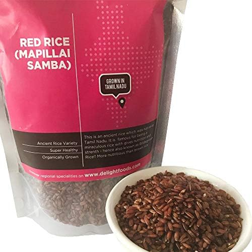 Red Rice (Mapillai Samba), 500 g Breakfast Rice healthy rice tasty sweetness