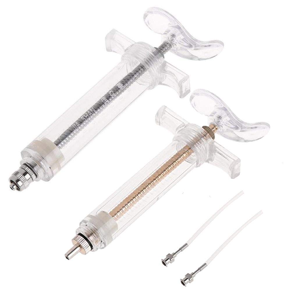 Wetrys 2 Pcs Baby Birds Feeding Syringe used for feeding milk medicine for Sick birds,20ml,10ml,Color Random