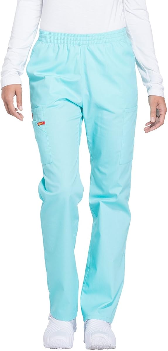 dickies EDS Signature Natural Rise Tapered Leg PullOn Scrub Pant, 2XL Petite