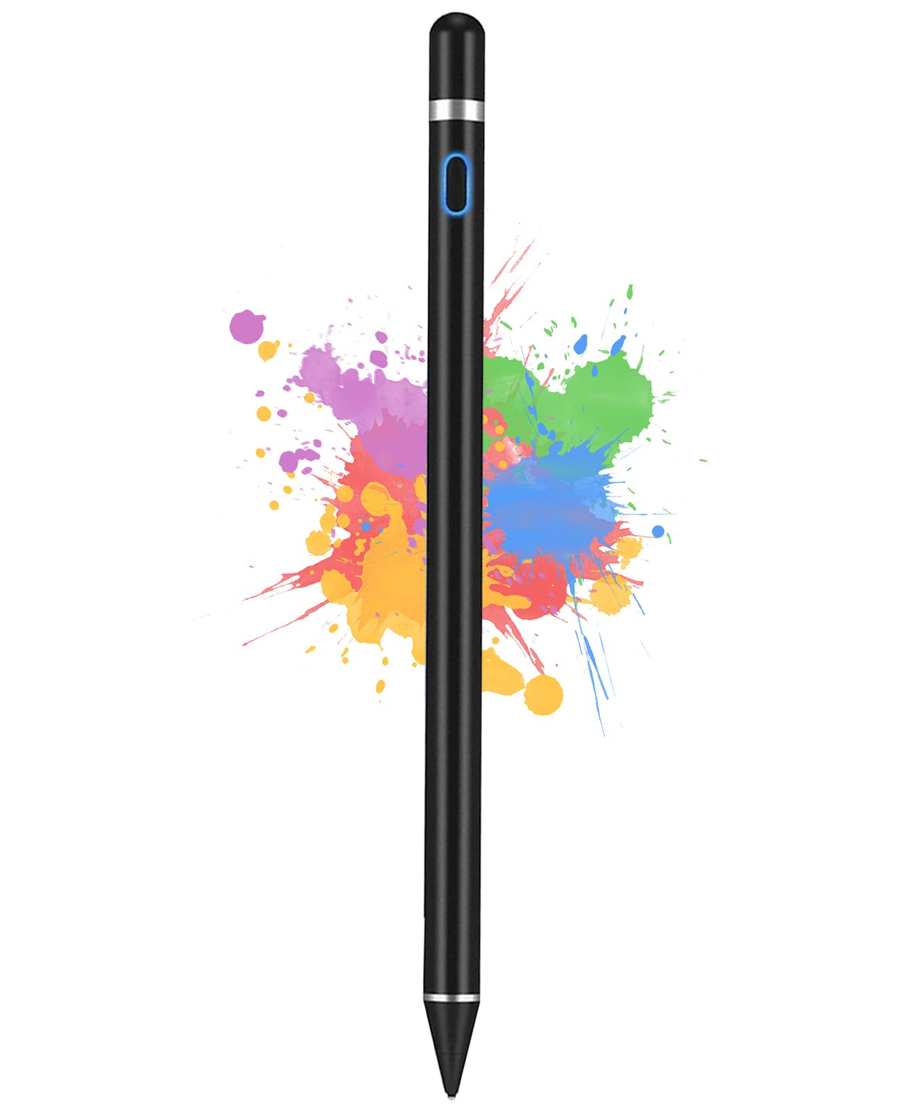 Photo 1 of Stylus Pen for Touchscreen, DOGAIN iPad Pencil 1.5mm Fine Point Rechargeable, Tablet Pen for Drawing/Writing/Playing, Stylus Pen for iPad/iPad Air/Mini/Pro/Android/iPhone and Most Device(Black)