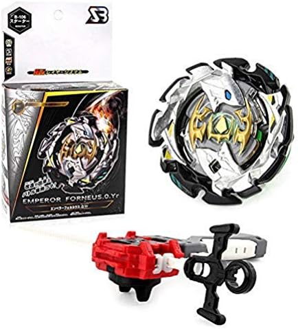 Wywei Bey Burst Blade Evolution String Launcher Grip Kit God Bay Battling Top Booster Geist Fafnir. High Performance 4D Bey Left Right Launcher Spinning Top Boys Game Toys Bey Battle Set (B-106)