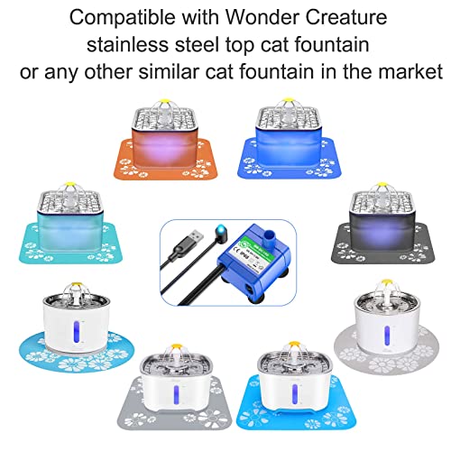 Wonder Creature Cat Water Fountain Pump, Replacement Pump for Round