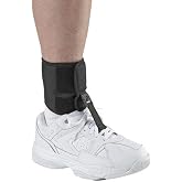 Ossur Foot-Up Drop Foot Brace - Ankle-Foot Orthosis (AFO) for Drop Foot Support - Lightweight, Adjustable Wrap for All-Day Comfort - Breathable Material for All Day Walking - (Black, Medium)