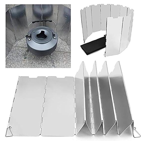 Folding Windbreaks Foldable Wind Screen Gas Stove Windshield Windshield