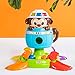 Bright Starts Hide 'n Spin Monkey Ball Popper Musical Activity Toy, Ages 6 Months +