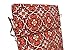 Bossima Indoor/Outdoor Red Damask High Back Chair Cushion, Set of 4,Spring/Summer Seasonal Replacement Cushions.