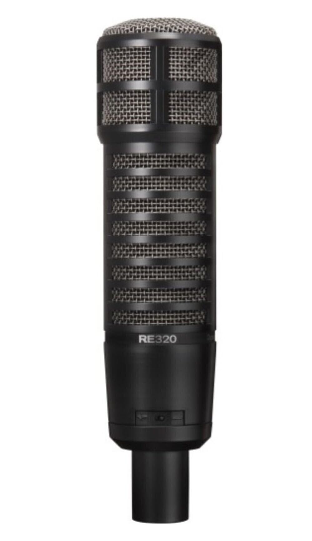 Electro-Voice RE320 Large Diaphragm Dynamic Vocal Microphone, Black, 9.00 x 1.00 x 1.00 inches