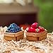 The Queen's Treasures Farm Fresh Set of 2 18 Inch Doll Sized Wood Crate with Strawberries and Blueberries! Food Kitchen Accessories Fits American Girl Dolls & More. Use Interchangeable Farm Stand ...
