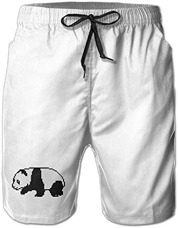 Pixel Panda Mens Beach Shorts Summer Board Pantss