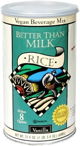Better Than Milk, Mix Rice Vanilla Enriched, 21.4 Ounce [Pack of 6]