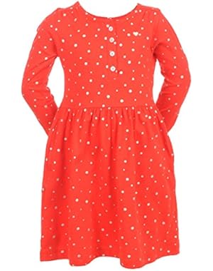 Red Twinkling Snowflake Dress