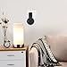 Echo Dot Wall Mount Hanger Stand for Dot 2nd Generation Case Hardware Brackets Hanger Stand Holder Compact Plug in Kitchens Bathroom (Black)