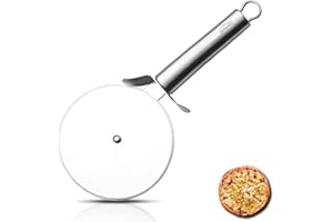Berglander Pizza Wheel, Titanium Plating Stainless Steel Pizza Cutter, Super Sharp Pizza Slicer with Titanium Plating, Pastry