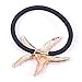 2Pcs Cute Metal Starfish Hair Band Bow Rope Elastic Ponytail Holder Hairband