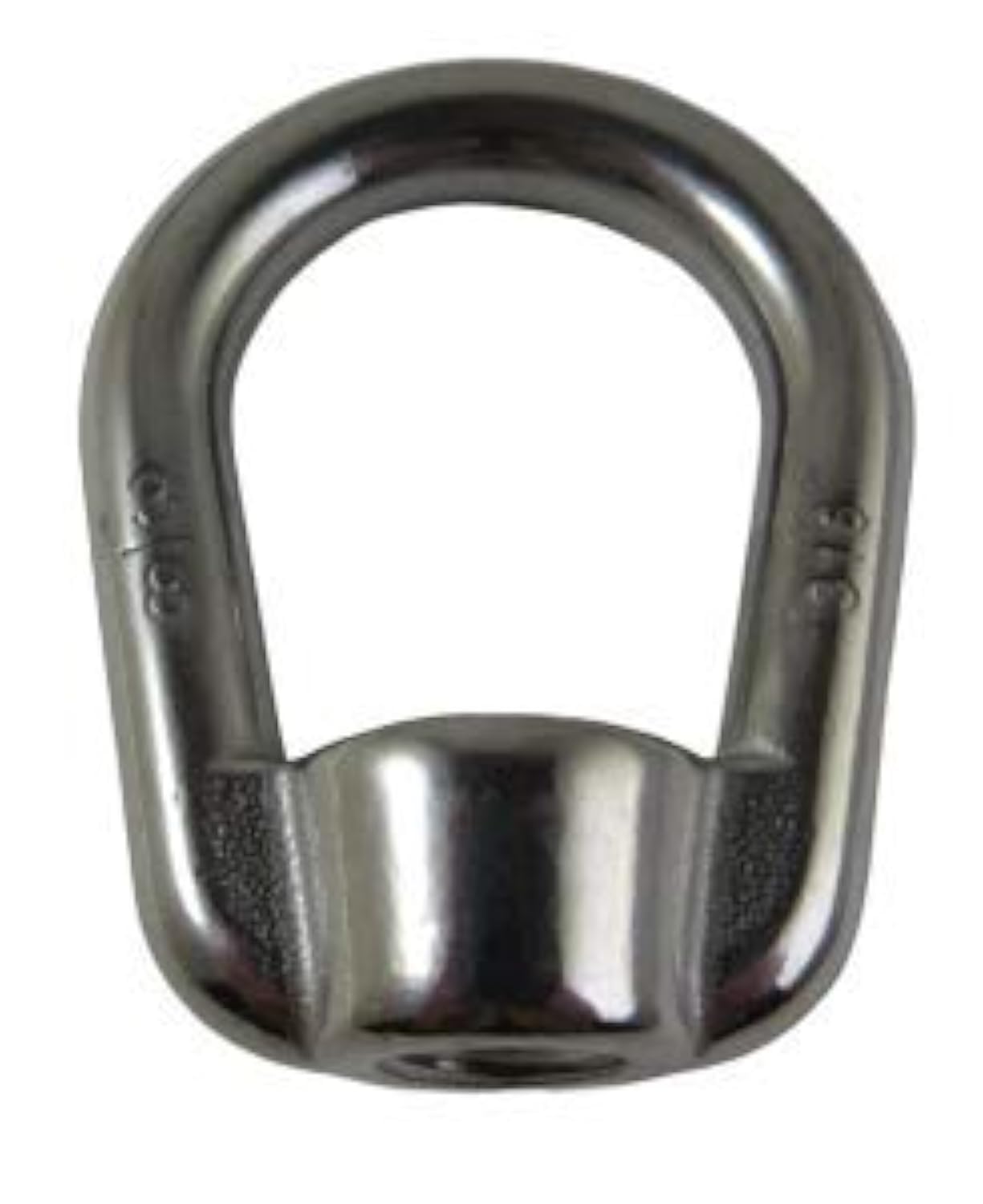 Stainless Steel 316 Type 804 US Shape Lifting Eye Nut 3/8" UNC Marine Grade
