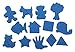 Roylco Super Value Dip & Print Painting Favorite Shapes Paint Sponges