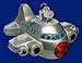 Old World Christmas Ornaments: Planes, Trains, Helicopters, Boats and Trucks Glass Blown Ornaments for Christmas Tree, Airplane