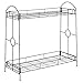 Best Choice Products 32-inch 2-Tier Indoor Outdoor Metal Multipurpose Plant Stand, Decorative Flower Pot Display Shelf Tray for Home, Backyard, Patio, Garden, Black