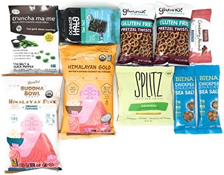 Healthy Natural Gluten Free Premium Variety Snack Box Set - Classic Flavors (10 Count)