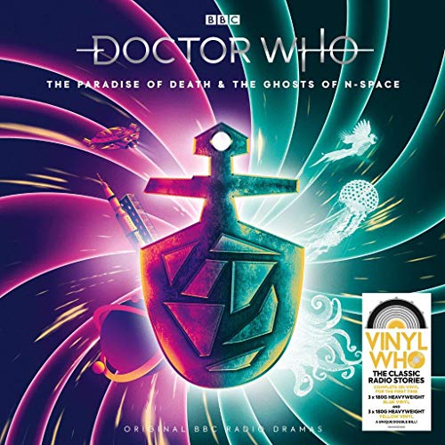 Album Art for Paradise Of Death & The Ghosts Of N-Space (Soundtrack) [HeavyweightBlue & Yellow Colored Vinyl] by Doctor Who